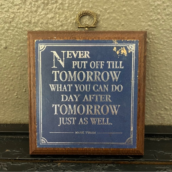 Hallmark Home Decor Wall Plaque - Picture 1 of 4